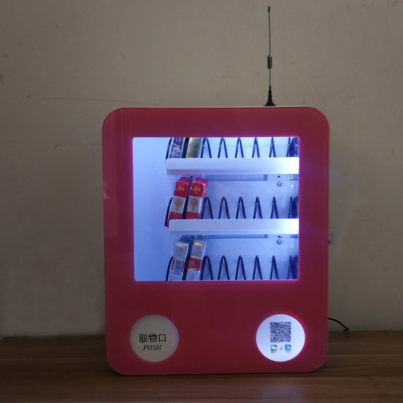 Vending Machine Qr Code - 小型スナック自動販売機、QRコード決済対応、店舗用無人自動販売キオスク