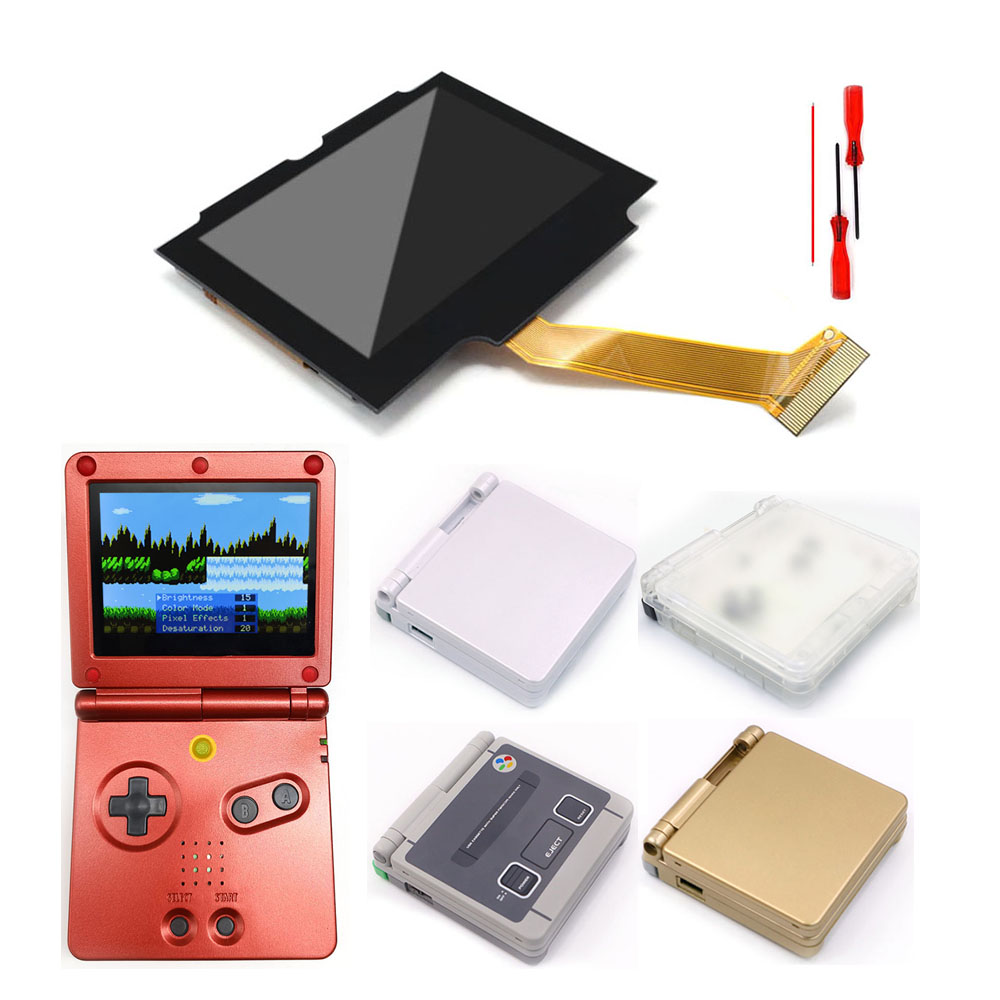 Lcd Screen Arcade - HISPEEDIDO プレラミネート加工済み IPS LCD GBA SP