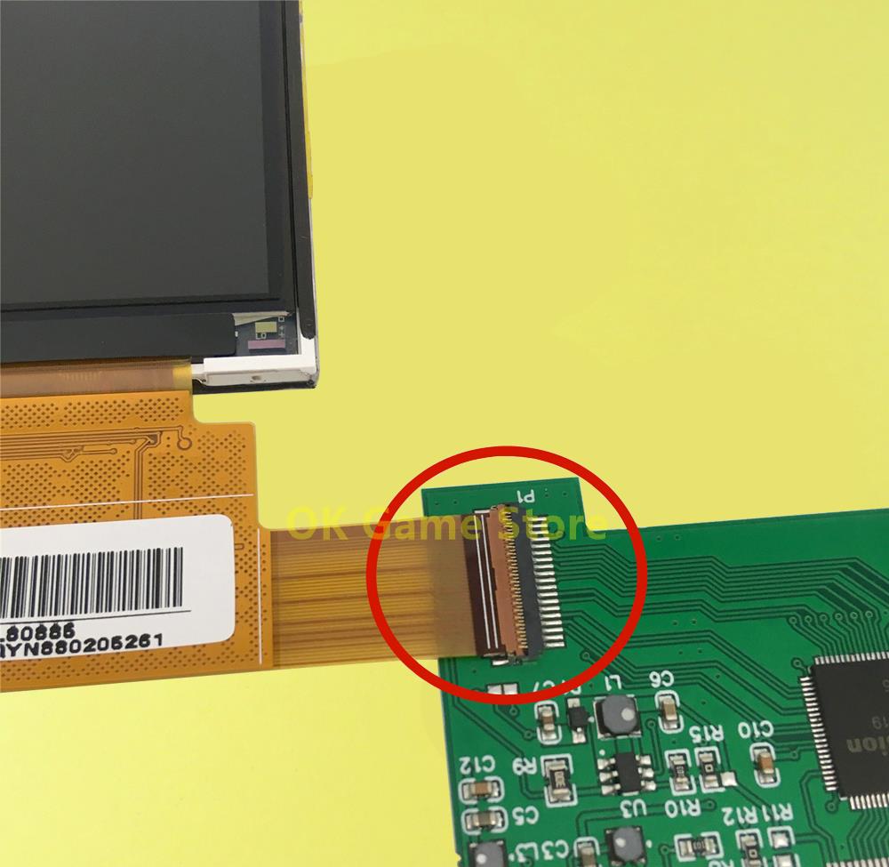 Lcd Screen Arcade - 1 セットハイライト画面修正キット GBC バックライト液晶画面 GBC コンソール液晶画面ハイライトゲームアクセサリー