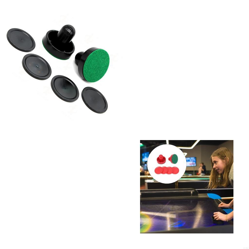 Air Hockey Table - テーブルホッケープッシャーセットエアホッケーパドルとパックの交換が簡単に使用可能
