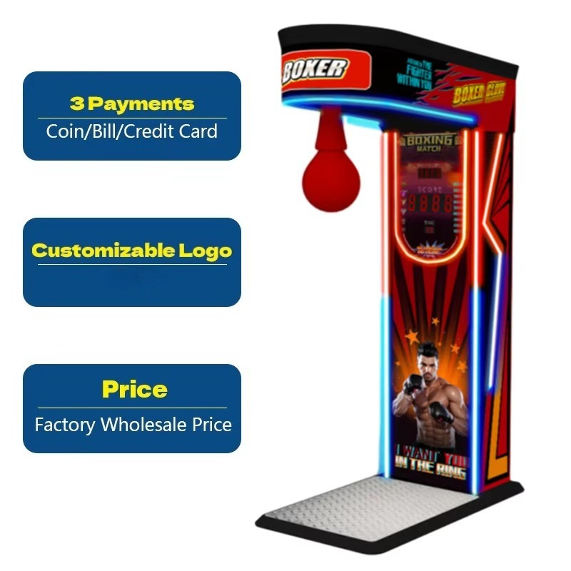 Boxing Machine Arcade - ストリートアミューズメントコイン式ボクシングパンチマシン大型ワンパンチバッグアーケードボクシングシミュレーターゲームマシン