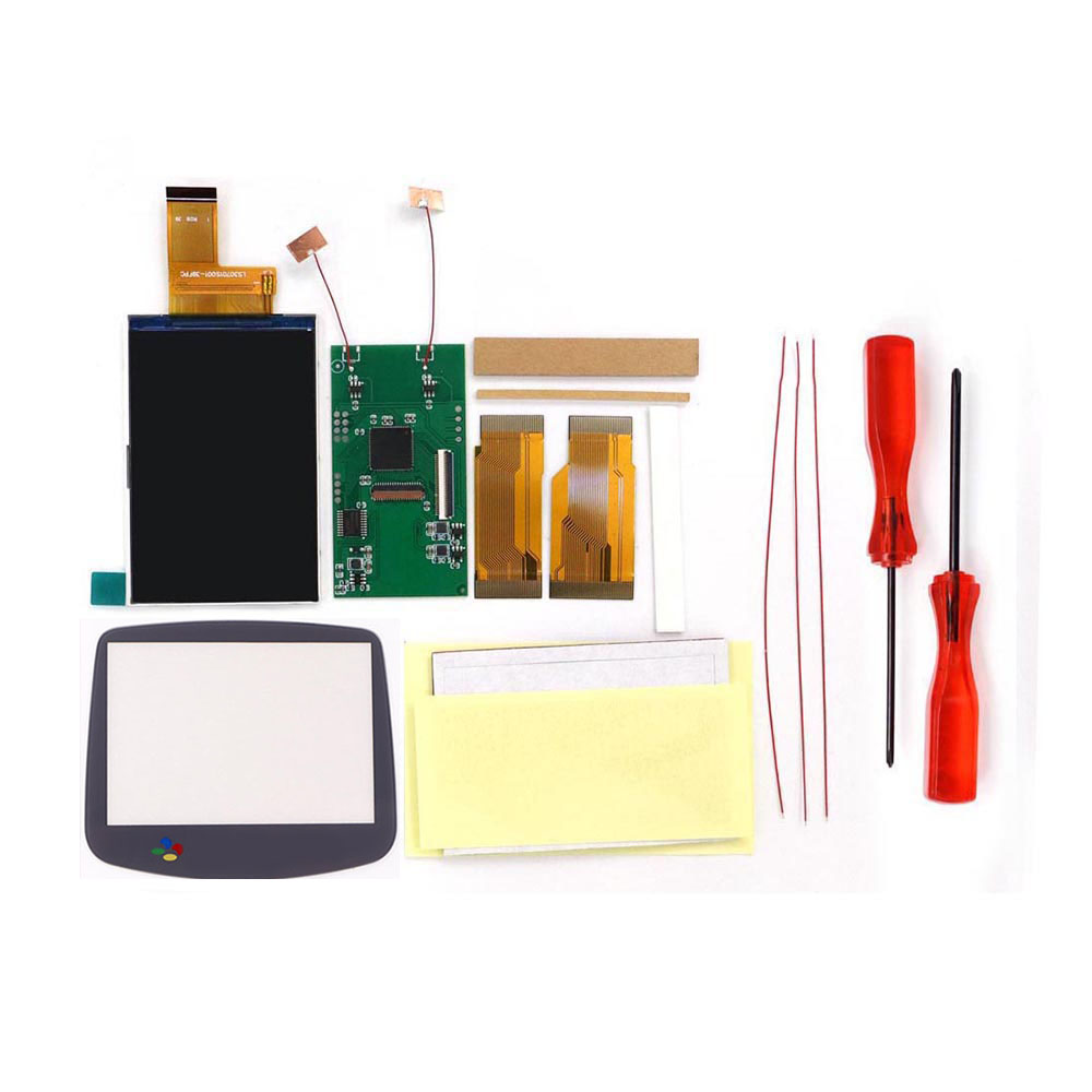 Lcd Screen Arcade - GBA V5用 ドロップインバックライトLCDキット 3.0インチ 720*480 IPSバックライトスクリーンディスプレイ