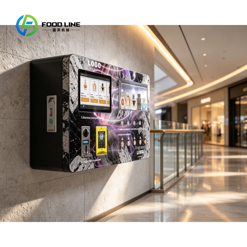 Open Vending Machine - 壁掛け式コロン自動販売機 カスタマイズ可能 5x100ml香水ボトル オープンSDK二次開発機能付き