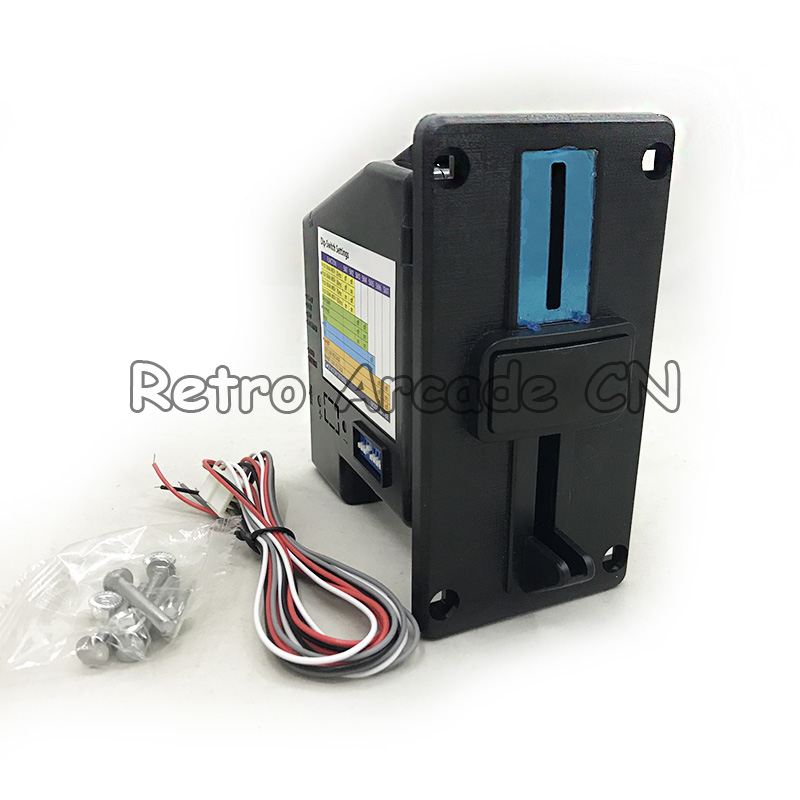 Arcade Vending Machines - Cl ledロゴマルチコインアクセプタ電子ロールダウンコインセレクタ機構自動販売機メカアーケードゲームキャビネット用