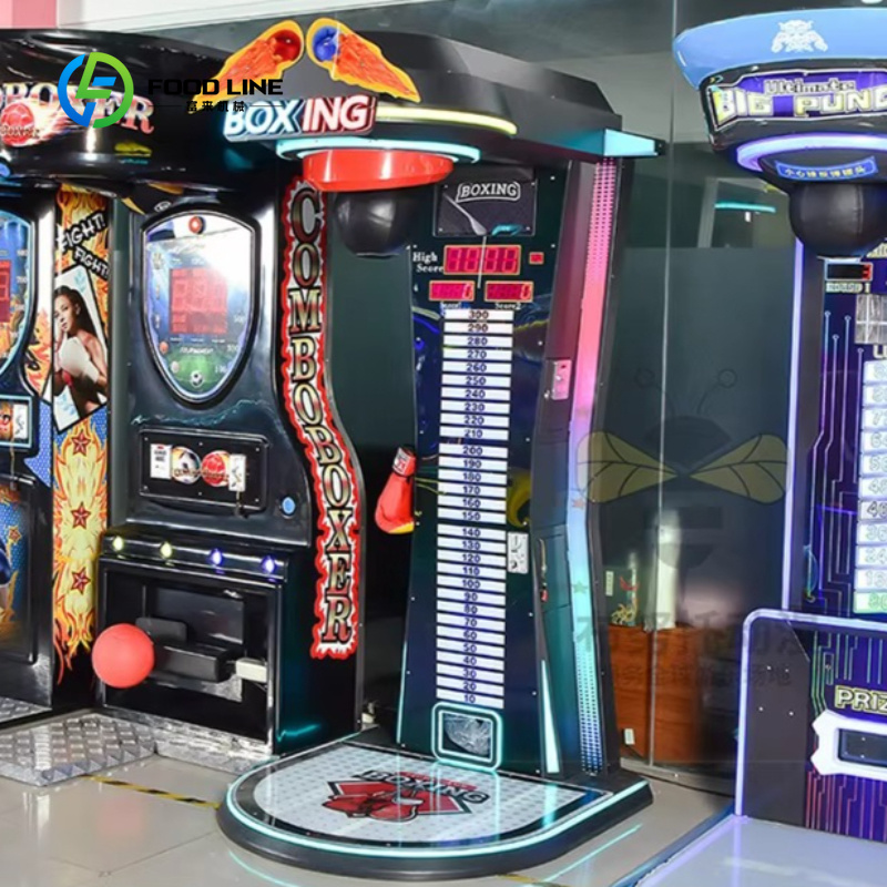 カスタマイズ可能な電子ボクシングアーケードゲーム、コイン式パ - Boxing Machine Arcade のレビューと価格
