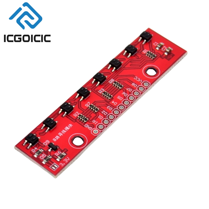 1-10PCS 8チャンネル赤外線ライン追跡センサーモジュー - Arduino Vending Machine Project のレビューと価格