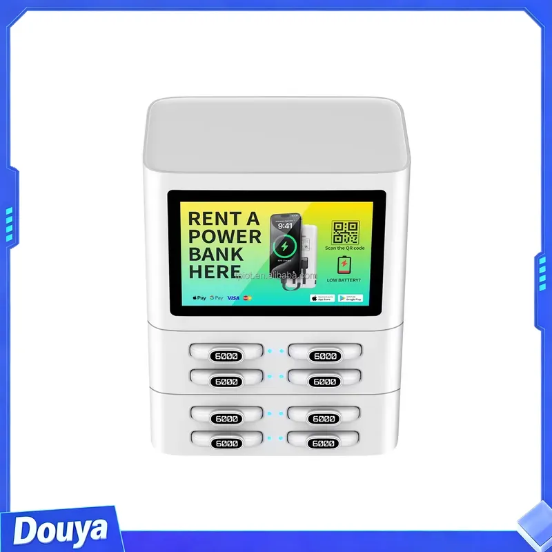 QRコード8スロットスキャンコードモバイル電源充電ステーショ - Vending Machine Qr Code のレビューと価格