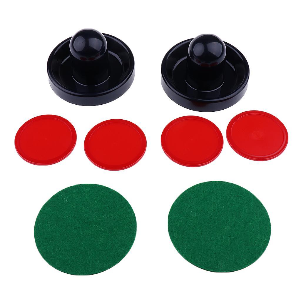 エアテーブルホッケープッシャーとディスク6個セット ABS製 - Air Hockey Table のレビューと価格