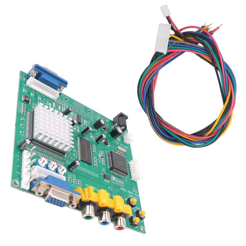 GBS8200 CGA/EGA/YUV/RGB から VGA - Usb Game Board Jamma のレビューと価格