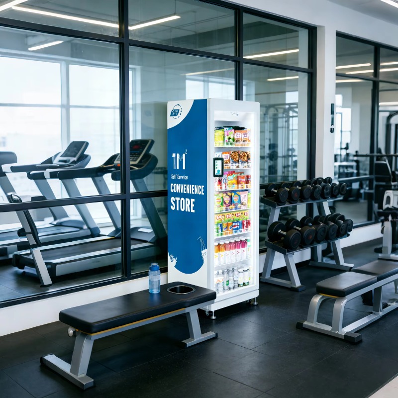AI搭載オープン ドア コンボ自動販売機 カメラ監視 温度制 - Open Vending Machine のレビューと価格