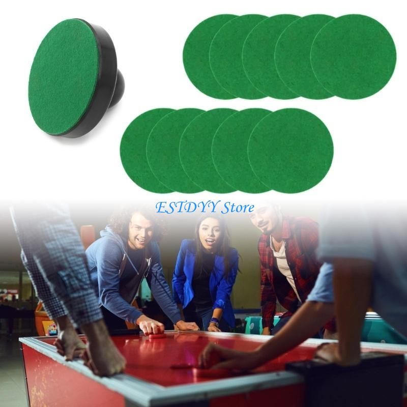 G6DE エアホッケーマレットフェルトパッド 10 個エアホ - Air Hockey Table のレビューと価格