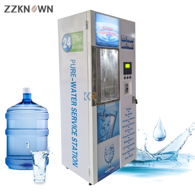 カスタマイズ可能な氷と水の自動販売機、現金とQRコードで支払 - Vending Machine Qr Code のレビューと価格