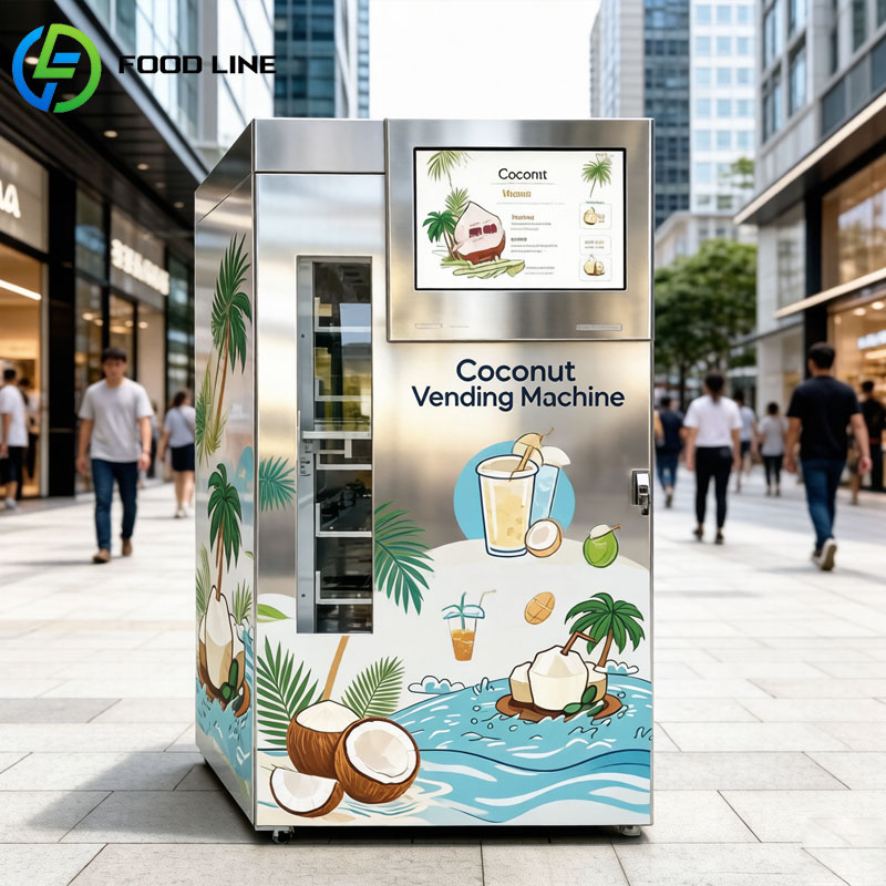 フレッシュココナッツ自動販売機 スマートAI自動ココナッツ割 - Open Vending Machine のレビューと価格