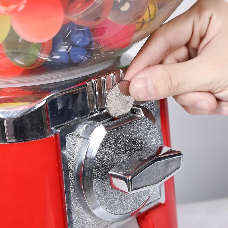 ミニ卓上カプセル自動販売機、家庭用丸型キャンディディスペンサ - Open Vending Machine のレビューと価格