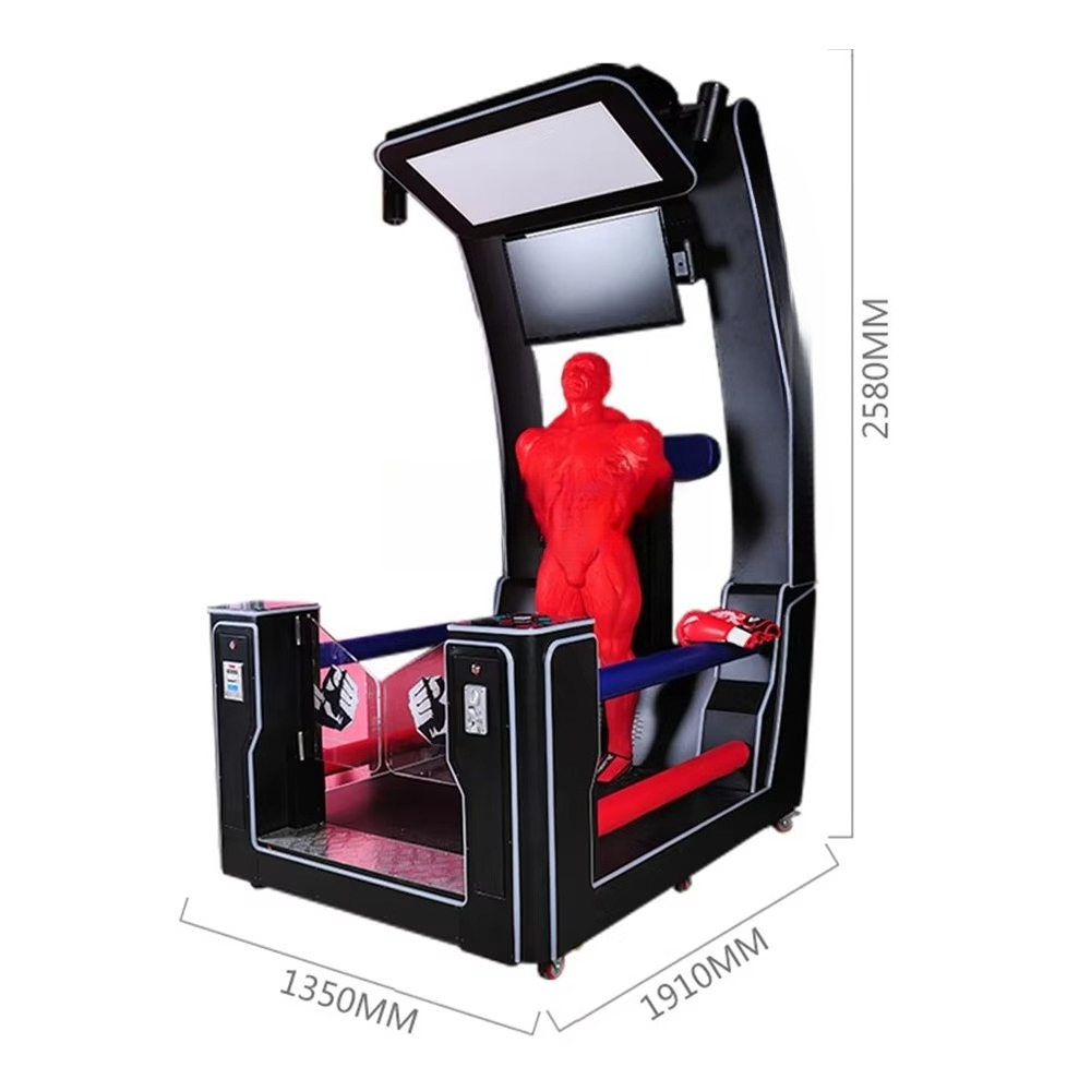 遊園地自動電動コイン式ワンパンチビッグパンチボクシングトレー - Boxing Machine Arcade のレビューと価格