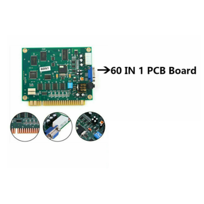 ABGN 2X 60 in 1 マルチケードPCB基板 アー - Usb Game Board Jamma のレビューと価格
