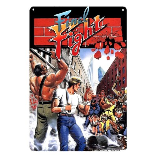 ファイナルファイト レトロアーケードビデオゲーム メタルポス - Arcade Games & Vending Llc のレビューと価格