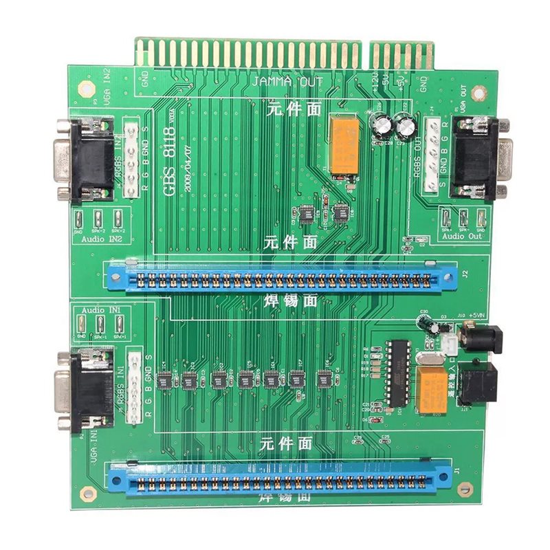 AEE7-GBS-8118 アーケードゲームボード 2 in - Usb Game Board Jamma のレビューと価格