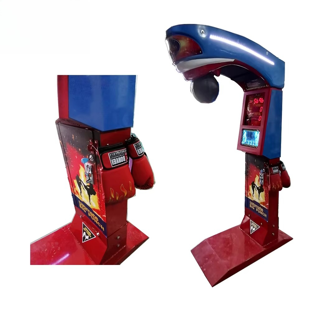 コイン式アーケードボクシングゲーム機 220V 電子ハンマー - Boxing Machine Arcade のレビューと価格