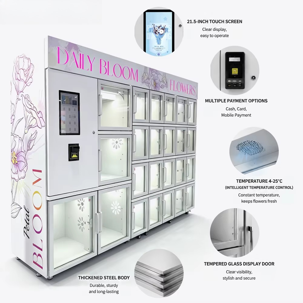 ミニコンパクト生花販売機 冷蔵庫付き QRコード決済対応 オ - Vending Machine Qr Code のレビューと価格