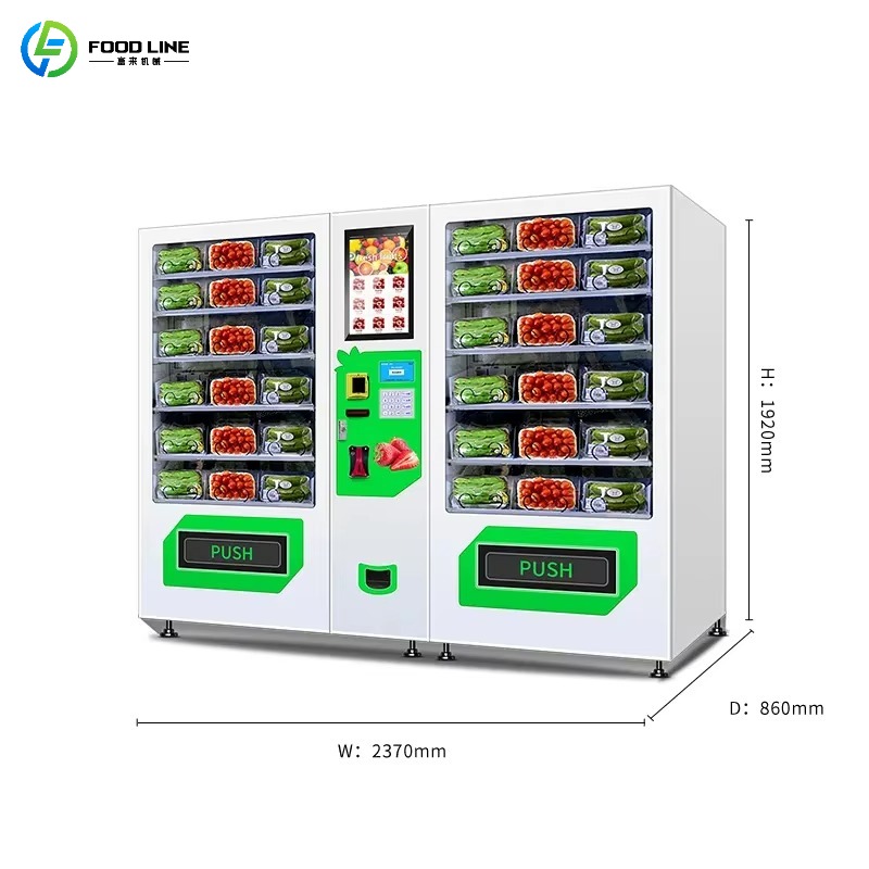 生鮮食品、サンドイッチ、果物、卵のロッカー式自動販売機、業務 - Vending Machine Qr Code のレビューと価格