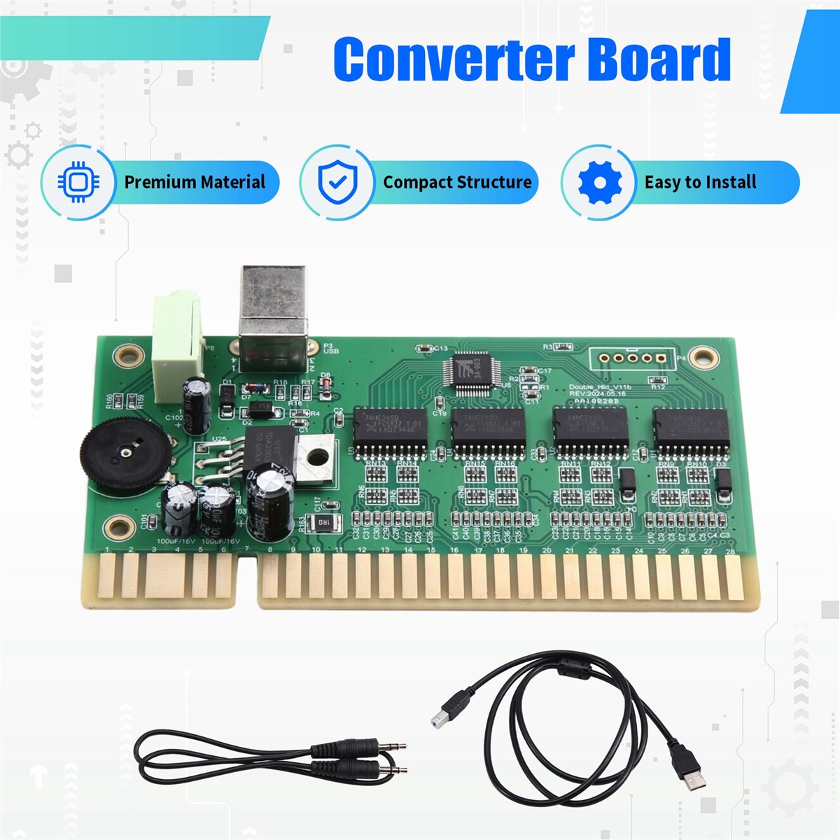 HOT-New MAME ゲームコントローラー PC to  - Usb Game Board Jamma のレビューと価格